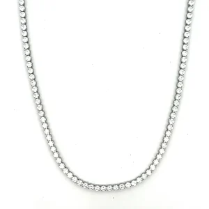 CORRENTE RIVIERA CHOKER INOX 35cm + 10cm Ext