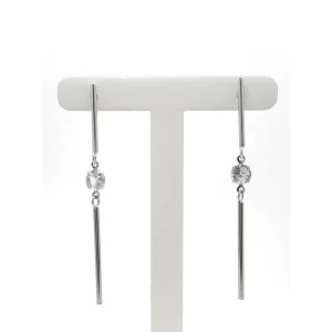 BRINCO LONGO C/ ZIRCONIA INOX 65mm ALT