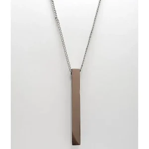 GARGANTILHA INOX BASTAO 39mm/60cm