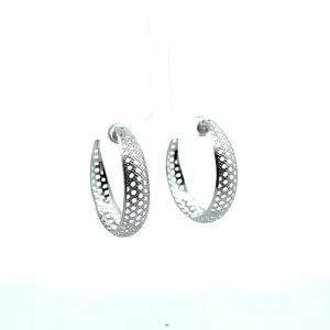 BRINCO ARGOLA ABERTA VAZADA INOX 45mm
