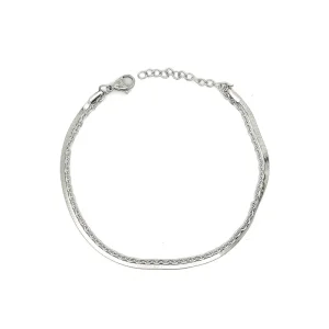 TORNOZELEIRA DUPLA LACRAIA/ELINHO INOX 21cm + 5cm Ext