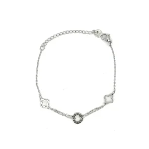 PULSEIRA C/ PINGENTES INOX 16cm + 5cm Ext