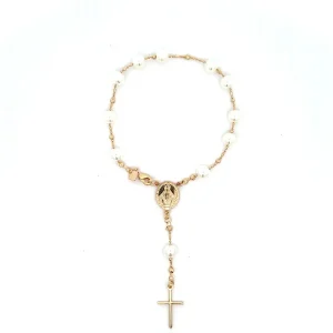 PULSEIRA PEROLA C/ NSRA DAS GRAÇAS FOLHEADO 18cm/6mm