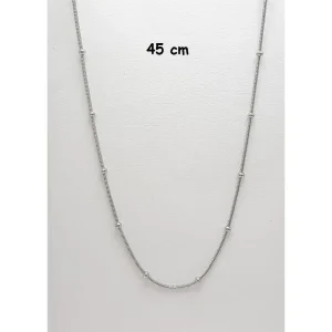 CORRENTE INOX C/BOLINHAS 45cm