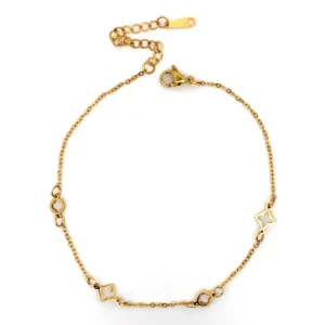 PULSEIRA INOX GOLD 21cm + 5cm Ext