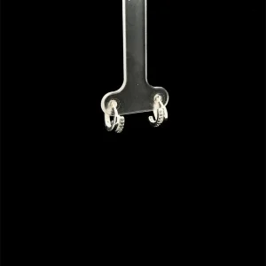 BRINCO ARGOLA CLICK DE PRATA 9mm