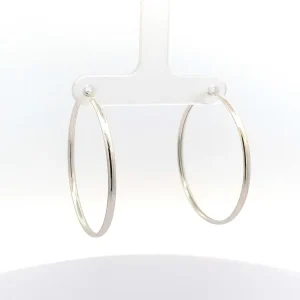 BRINCO ARGOLA DE PRATA 38mm