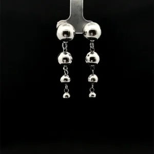 BRINCO PENDURICALHO BOLAS INOX 5cm ALT