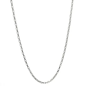 CORRENTE CARTIER TIJOLINHO INOX 70cm/1mm