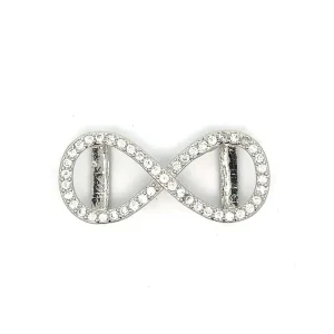 PINGENTE P/ PULSEIRA CINTA DE RODIO