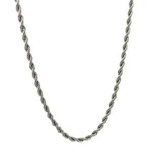 CORRENTE CORDAO BAIANO INOX 45cm/3mm