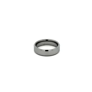 ANEL TUNGSTENIO LISO MASCULINO INOX