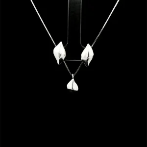 CONJUNTO ORGANICO DE PRATA 45cm/7,5mm