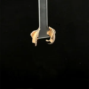 BRINCO C/ FILETE CRISTAIS FOLHEADO 5x18mm