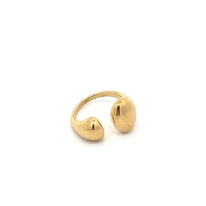 ANEL ABERTO INOX GOLD