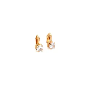 BRINCO DE PRESSAO ZIRCONIA FOLHEADO 6mm