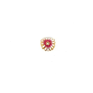 BERLOQUE FLOR INOX GOLD