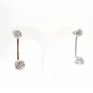 BRINCO MEDIO C/ 2 ZIRCONIAS INOX 30mm