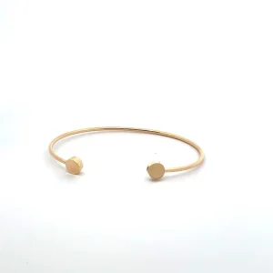 PULSEIRA BRACELETE FOLHEADO