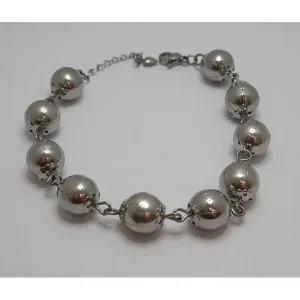 PULSEIRA C/ PEROLAS INOX 18cm