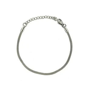 PULSEIRA ESTEIRINHA INOX 17cm + 4cm Ext/2,2mm