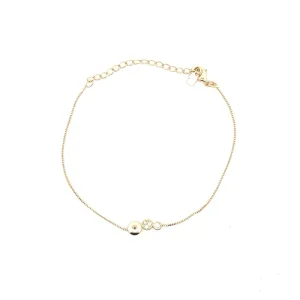 PULSEIRA C/ PONTO DE LUZ FOLHEADO 16cm + 5cm Ext