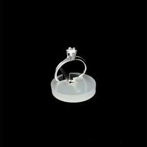 ANEL SOLITARIO DE PRATA 4mm