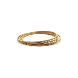 PULSEIRA 3 VOLTAS RABO DE RATO INOX GOLD 1,5mm