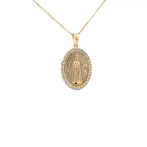 GARGANTILHA NSRA DE FATIMA OVAL 45cm/16mm
