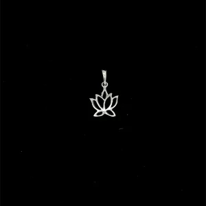 PINGENTE MANDALA DE PRATA 11mm