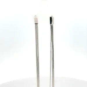 BRINCO FRANJA DE PRATA 10,10cm
