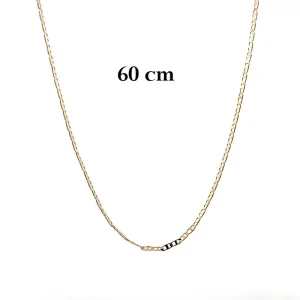 CORRENTE PIASTRINI FOLHEADO 60cm/2mm