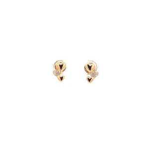 BRINCO 3 CORACOES FOLHEADO 7mm
