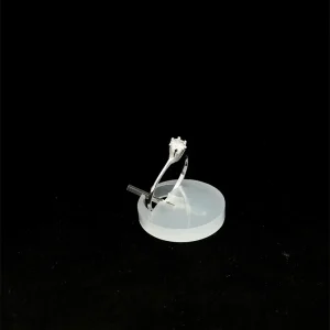 ANEL SOLITARIO DE PRATA 4mm