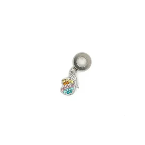 BERLOQUE BORBOLETA CRAVEJADO INOX