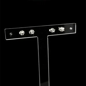 DUO DE BRINCOS BORBOLETA/ESTRELA DE PRATA 4mm