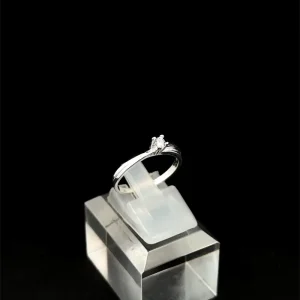ANEL SOLITARIO DE PRATA 3mm