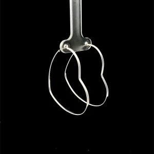 BRINCO ARGOLA CORACAO DE PRATA 40mm