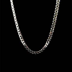 CORRENTE GRUMET DE PRATA 60cm/4,3mm