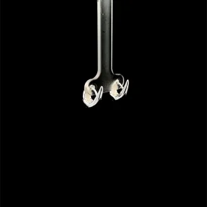 BRINCO ARGOLA CLICK DE PRATA 12mm