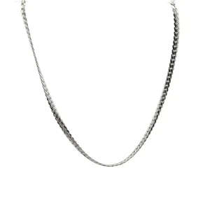 GARGANTILHA CHOKER GRUMET INOX 37cm + 5cm Ext