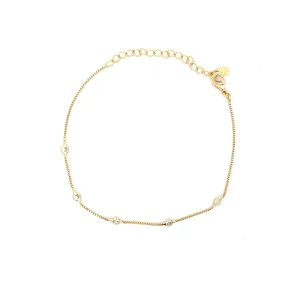 PULSEIRA PONTO DE LUZ FOLHEADO 18cm + 5cm Ext