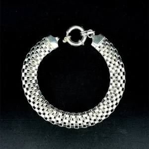 PULSEIRA ESTEIRA DE PRATA 20cm/11mm
