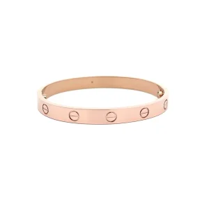 PULSEIRA BRECETE FENDA INOX ROSE
