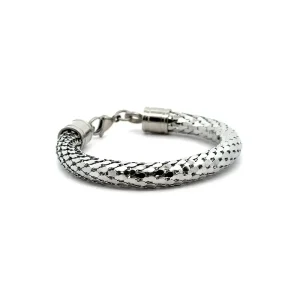 PULSEIRA TUBO SERRILHADO INOX 18cm/7mm