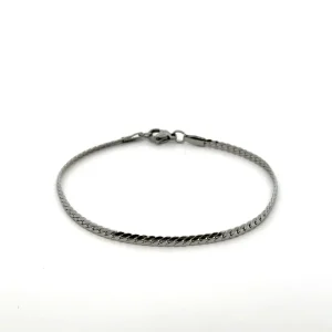 PULSEIRA GRUMET SNAKE CHAPADA INOX 20cm/3mm
