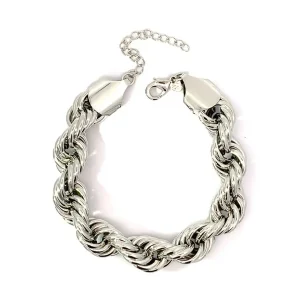 PULSEIRA CORDAO BAIANO RODIO 19cm + 5cm Ext