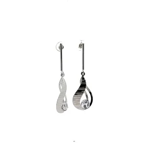 BRINCO PENDURICALHO C/ CRISTAL INOX 18mm