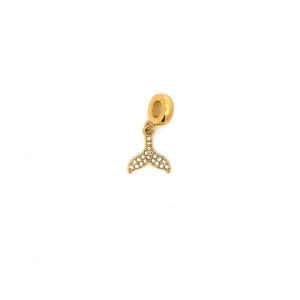 BERLOQUE CALDA DE BALEIA CRAVEJADA INOX GOLD