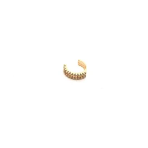PIERCING FAKE CRAVEJADO FOLHEADO 13mm